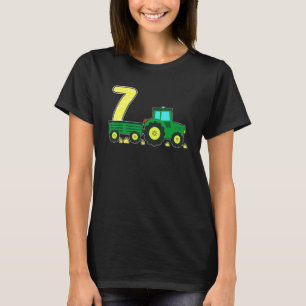 Camiseta Farinha de Festa de aniversário de Trator de Fazen