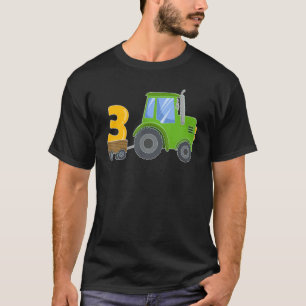 Camiseta Farinha de Festa de aniversário de Trator de Fazen