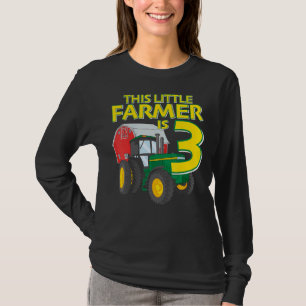 Camiseta Farinha de Festa de aniversário de Trator de Fazen