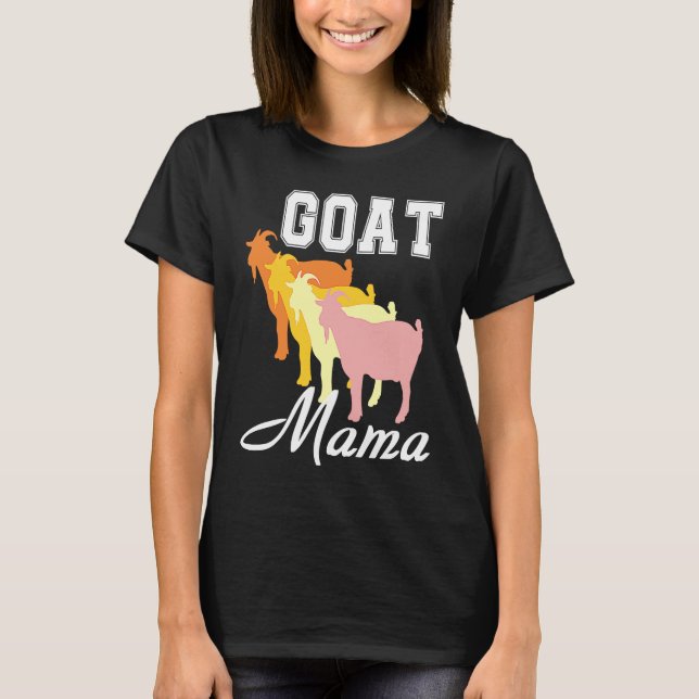 Camiseta Farm Animal Lover For Women Goat Mama Mom, Funny R (Frente)