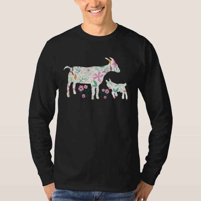 Camiseta Farm Flower Goat (Frente)