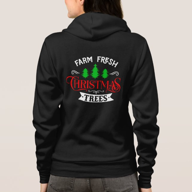 Camiseta Farm Fresh Christmas Trees Design-54390 (Verso)
