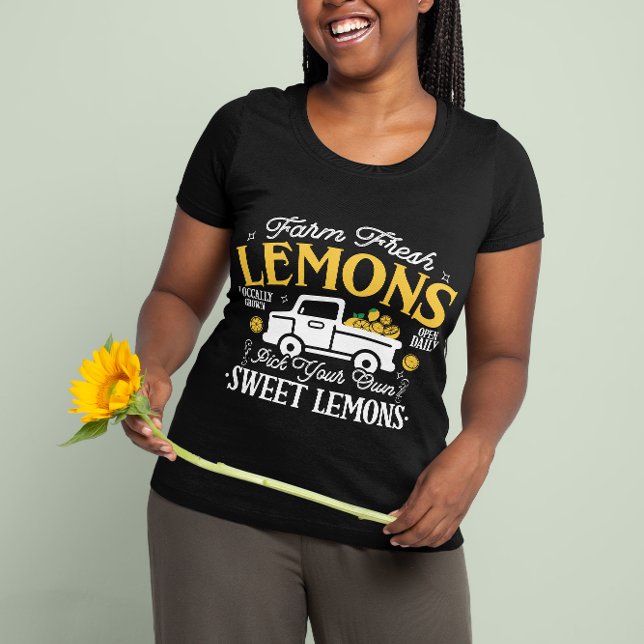 Camiseta Farm Fresh Lemons Loccally Grown (Farm Fresh Lemons Loccally Grown)