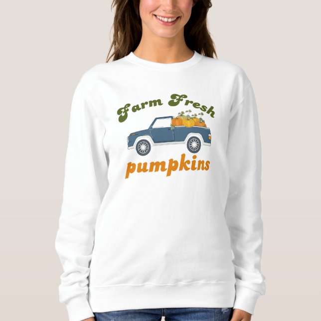 Camiseta Farm Fresh Pumpkins (Frente)