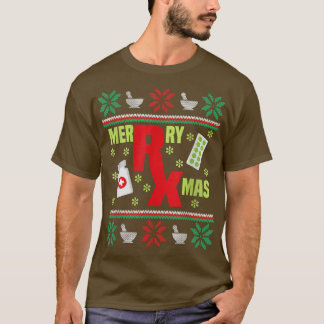 Camiseta Farmacêutica de Tecnologia Farmacêutica Merry Xmas
