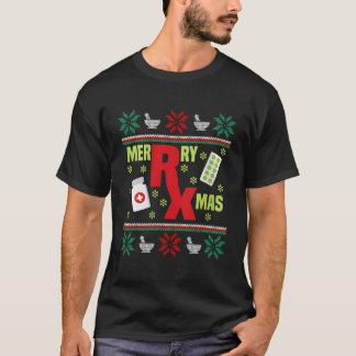Camiseta Farmacêutica de Tecnologia Farmacêutica Merry Xmas
