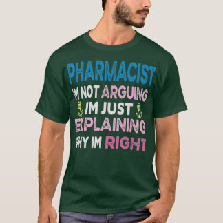 Camiseta Farmacêutica Engraçada de Aniversário, Farmacêutic