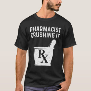 Camiseta Farmacêutica Para Mulheres Técnicas De Farmácia