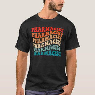 Camiseta Farmacêutica Retro Groovy Pharmacy 70s Vintage Boh