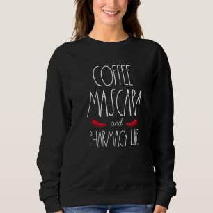 Camiseta Farmacêutica Tech Humor Coffee Mascara Pharmacy Li