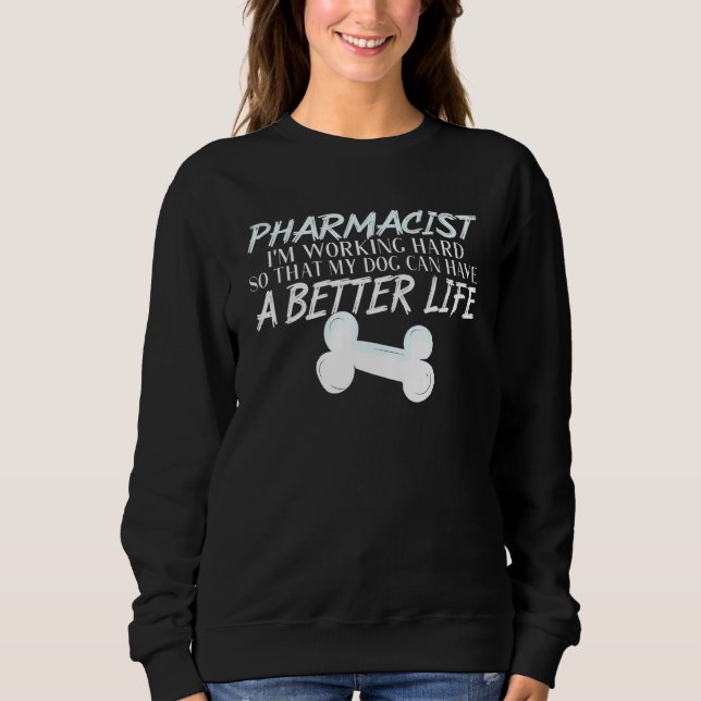 Camiseta Farmacêutico - Cães com melhor vida Farmácia (Frente)