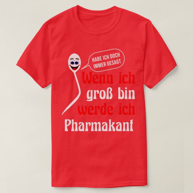 Camiseta Farmacêutico colegas de aniversário (Frente do Design)