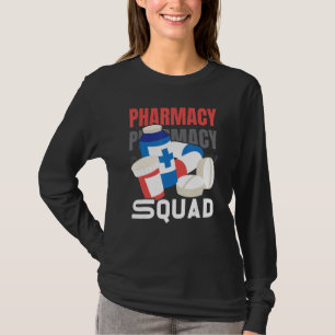 Camiseta Farmacêutico da Equipe de Farmácia Técnico de Farm