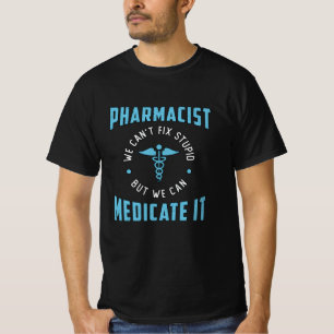 Camiseta Farmacêutico de Farmácia Medicina Tecnologia