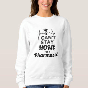 Camiseta Farmacêutico de Farmácia, não posso ficar em casa