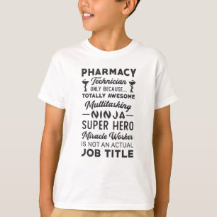 Camiseta Farmacêutico de Medicina Hero Tech Technician