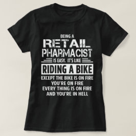 Camiseta Farmacêutico de varejo
