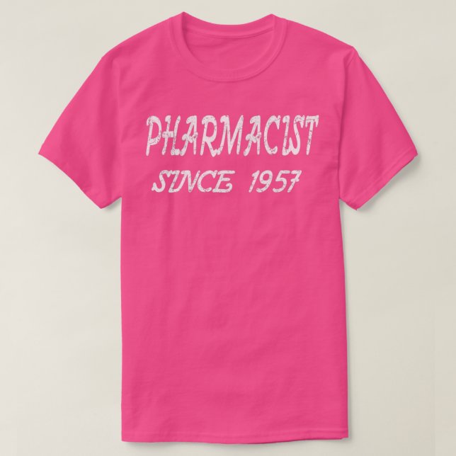 Camiseta Farmacêutico Desde 1957 (Frente do Design)