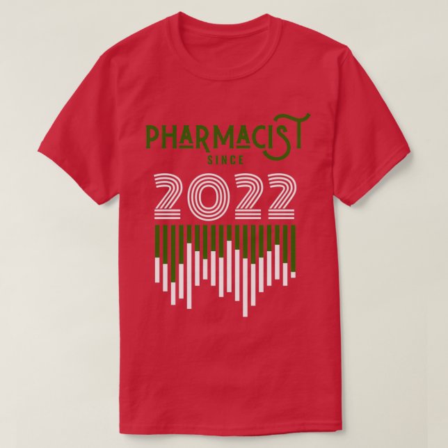 Camiseta Farmacêutico desde 2022 1 (Frente do Design)