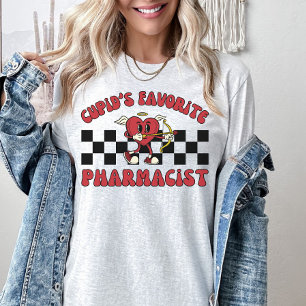 Camiseta Farmacêutico do dia de os namorados, Farmacêutica