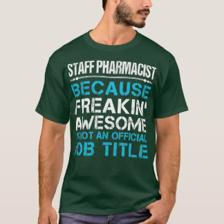 Camiseta Farmacêutico do funcionarios Arrumando Excelente O