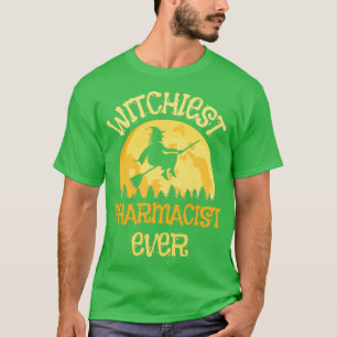 Camiseta Farmacêutico Engraçado Bruxa Humor 1