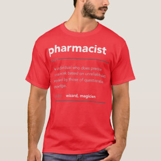 Camiseta Farmacêutico Engraçado Presente Engraçado Definiçã