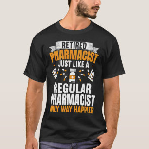 Camiseta Farmacêutico Farmacêutico Fresco Drogado Feliz Apo
