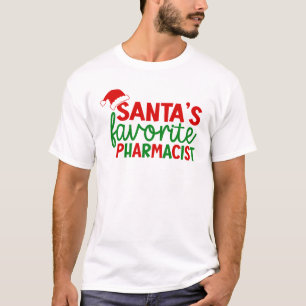 Camiseta Farmacêutico Favorito do papai noel