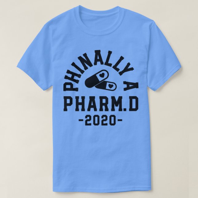 Camiseta Farmacêutico Graduação Presentes Phinally Pharm D  (Frente do Design)