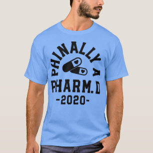 Camiseta Farmacêutico Graduação Presentes Phinally Pharm D