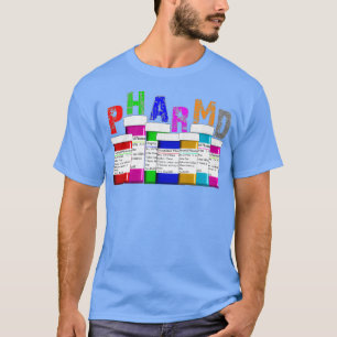 Camiseta Farmacêutico PharmD Frascos de Receita 1