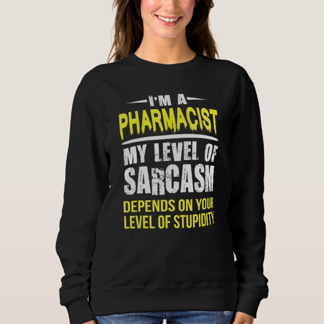 Camiseta Farmacêutico Sarcástico (Frente)