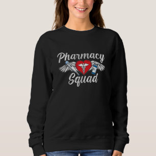 Camiseta Farmacêutico Técnico de Medicina da Farmácia Squad