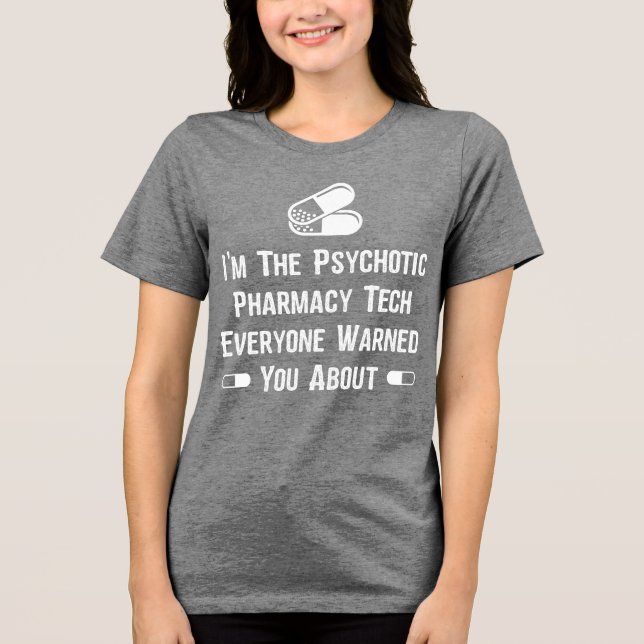 Camiseta Farmácia Engraçada Psicótica (Frente)