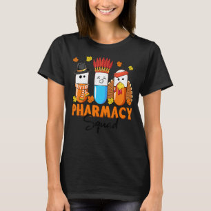 Camiseta Farmácia Esquadrão de Ação de Graças Turquia Farma