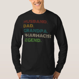 Camiseta Farmácia Legenda: Marido, Pai, Vovô - Tee Engraçad