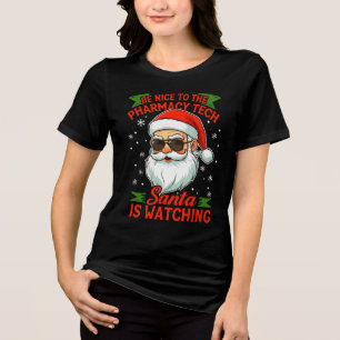 Camiseta Farmácia Natal Seja Bonita Para A Farmacêutica Tec