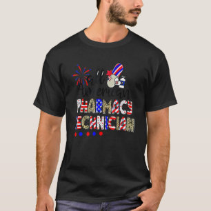 Camiseta Farmácia Pílulas Usa Bandeira Farmacêutica 4 De Ju