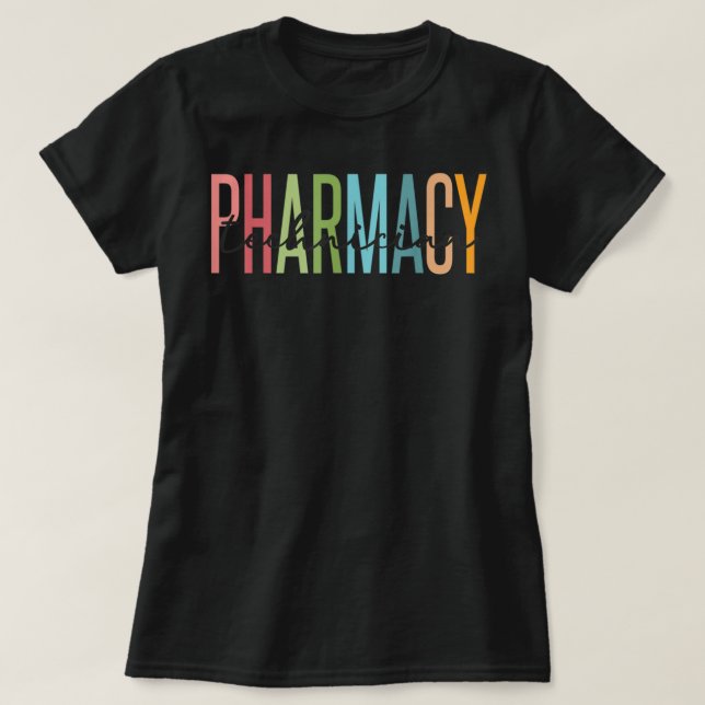 Camiseta Farmácia Técnica Certified Pharm Tech Farmacêutica (Frente do Design)