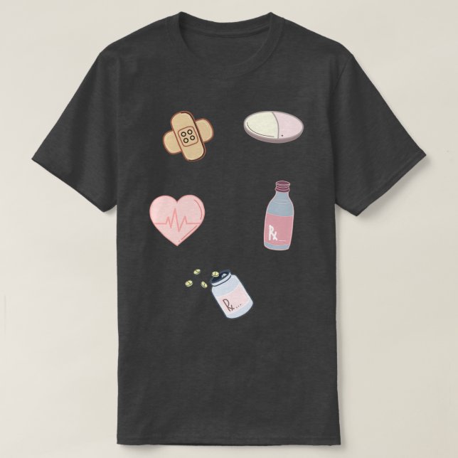Camiseta Farmacologia Sticker Pack Dealer 1 (Frente do Design)