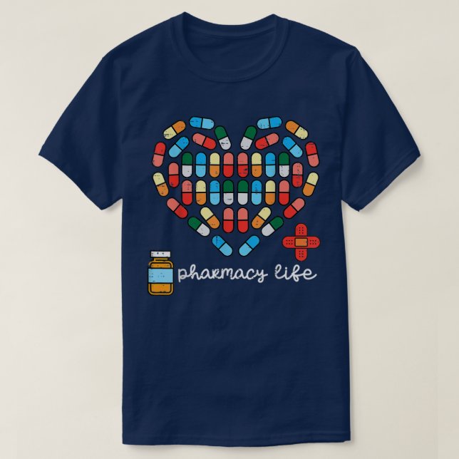 Camiseta Farmacovigilância do dia de os namorados (Frente do Design)