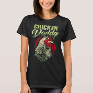 Camiseta Farmador de aves de capoeira de Pai de frango Pai