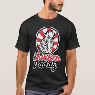 Camiseta Farmador de aves de capoeira de Pai de frango Pai