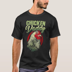 Camiseta Farmador de aves de capoeira de Pai de frango Pai