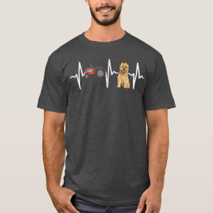 Camiseta Farmator Cairn Terrier Heartbeat Dog Lover