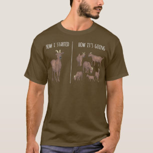 Camiseta Farmer, Caprino para Caprinos, Caprinos Fazendas