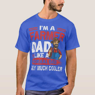 Camiseta Farmer Dad Like A Normal Dad Only Much Cooler