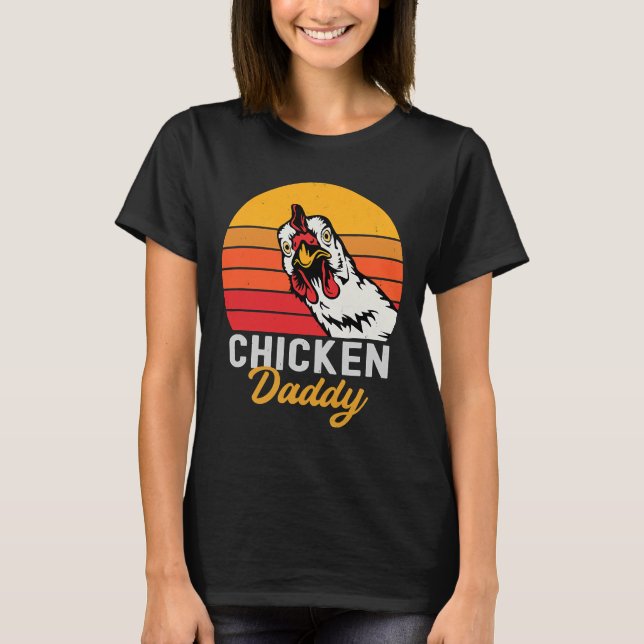 Camiseta Farmer de colheita de Pais de frango (Frente)