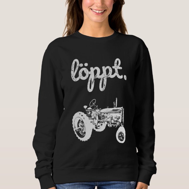 Camiseta Farmer De Trator Antigo Loppt Oldtimer (Frente)